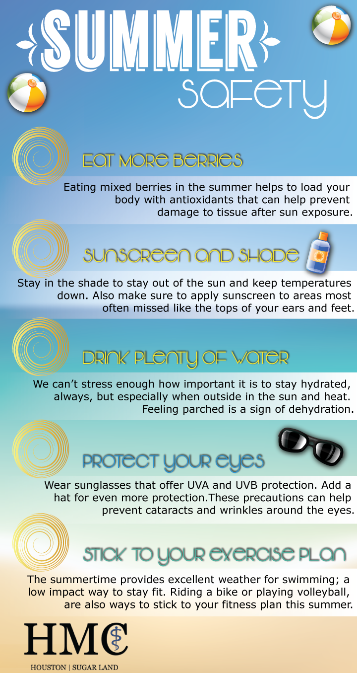 Summer Safety Tips For Older Adults Infographic